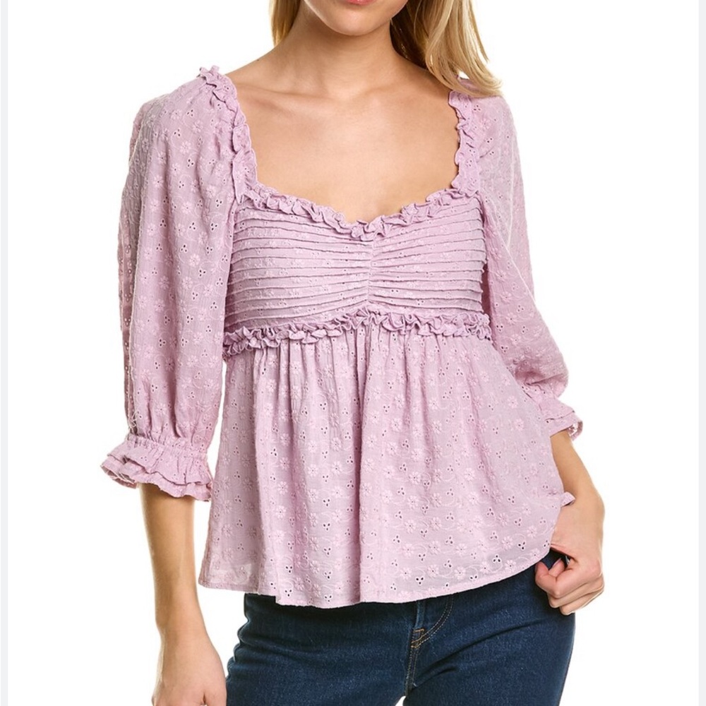 Auguste Priya Blouse in Purple (Size 4)